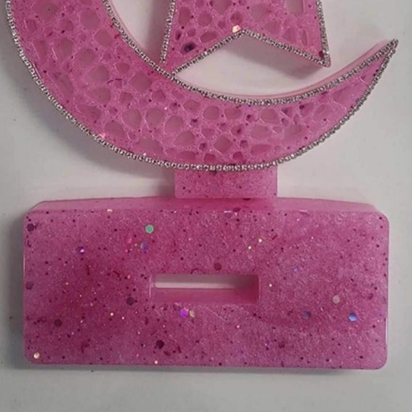 House decoration. Handmade resin with Rhinestone borders. House decoration. Hand - Picture 4 of 4